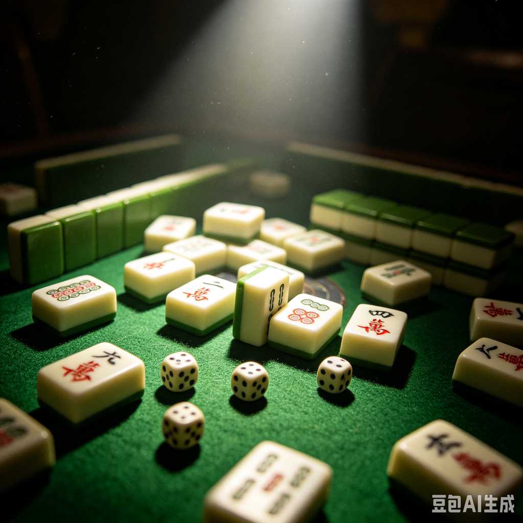 mahjong set for home entertainment